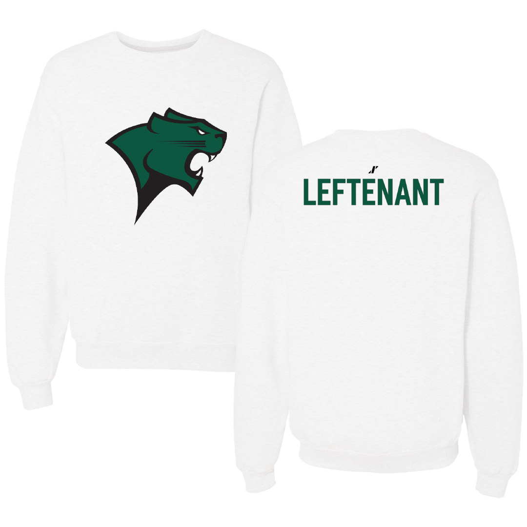 Chicago State University TF and XC White Crewneck - Brycen Leftenant