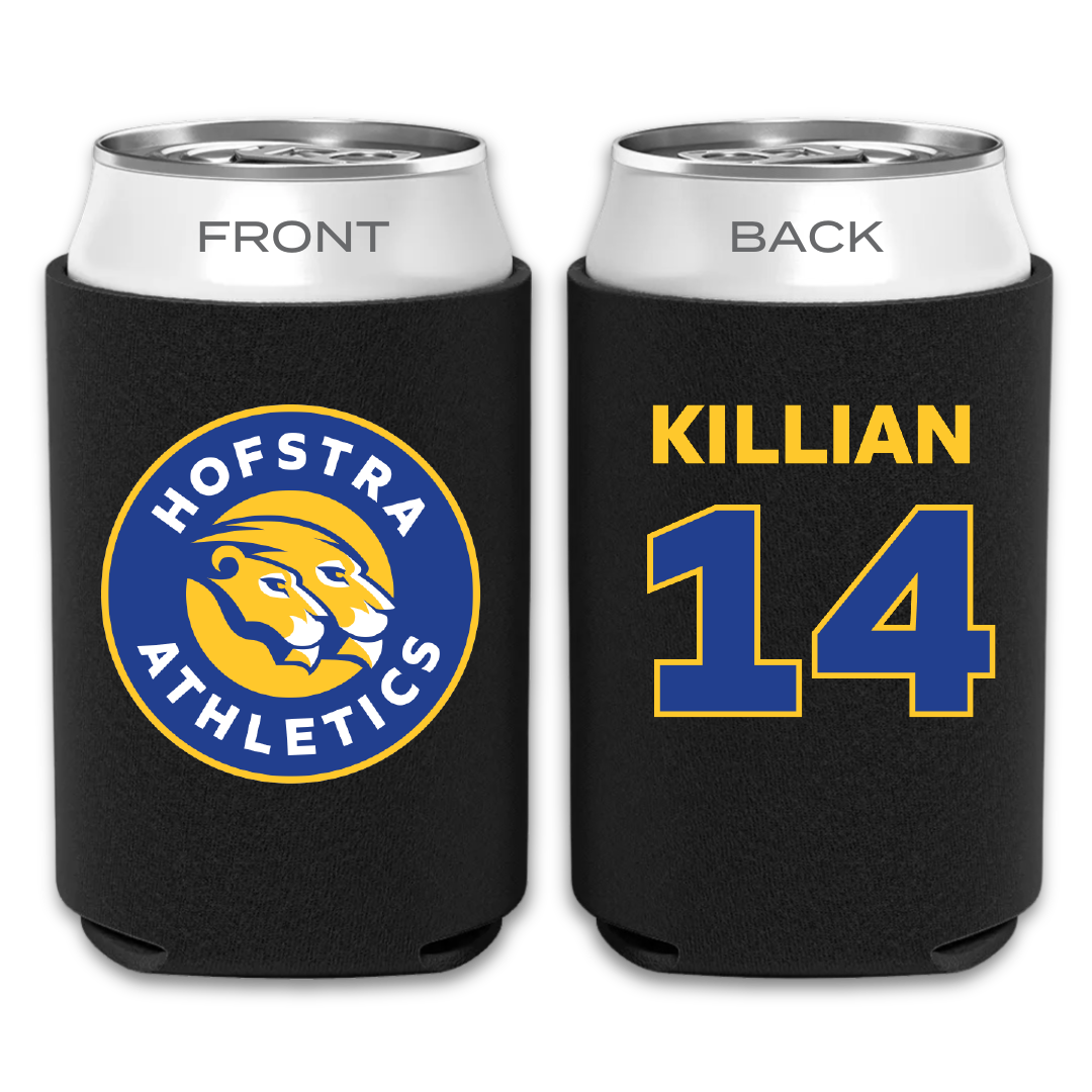 Hofstra University Lacrosse (M) Black Can Cooler - #14 Roan Killian