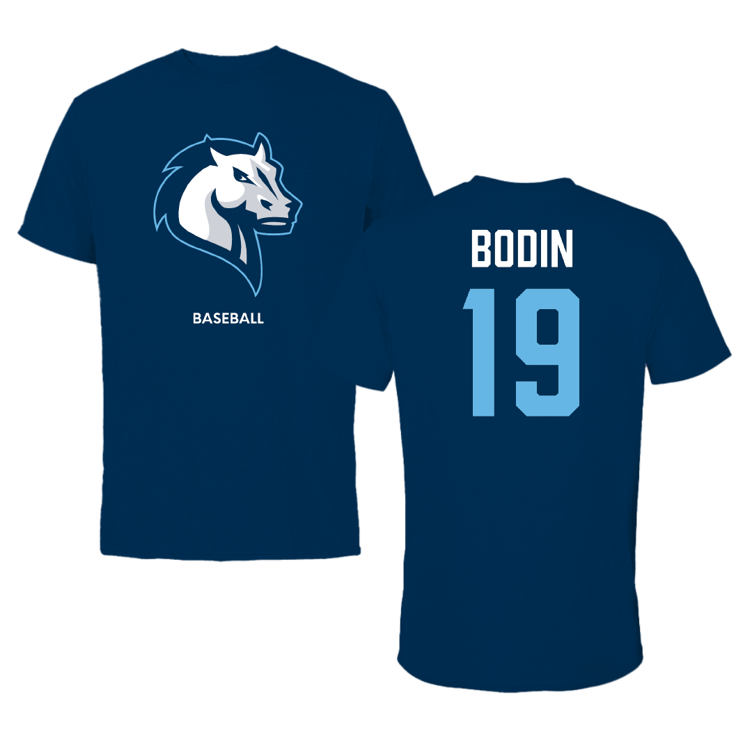 Mercy University Baseball Navy Tee - #19 Joey Bodin