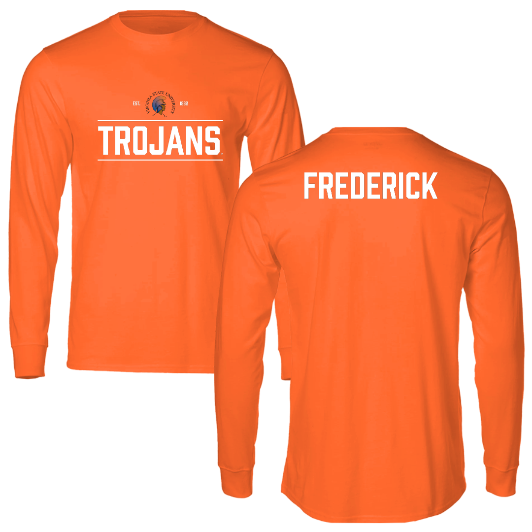 Virginia State University TF and XC Orange General Long Sleeve - Conner Frederick