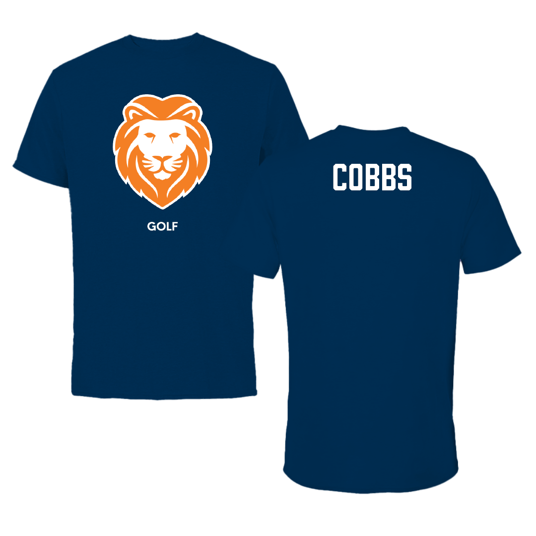 Wallace State Community College Golf (M) Navy Tee - Kaden Cobbs