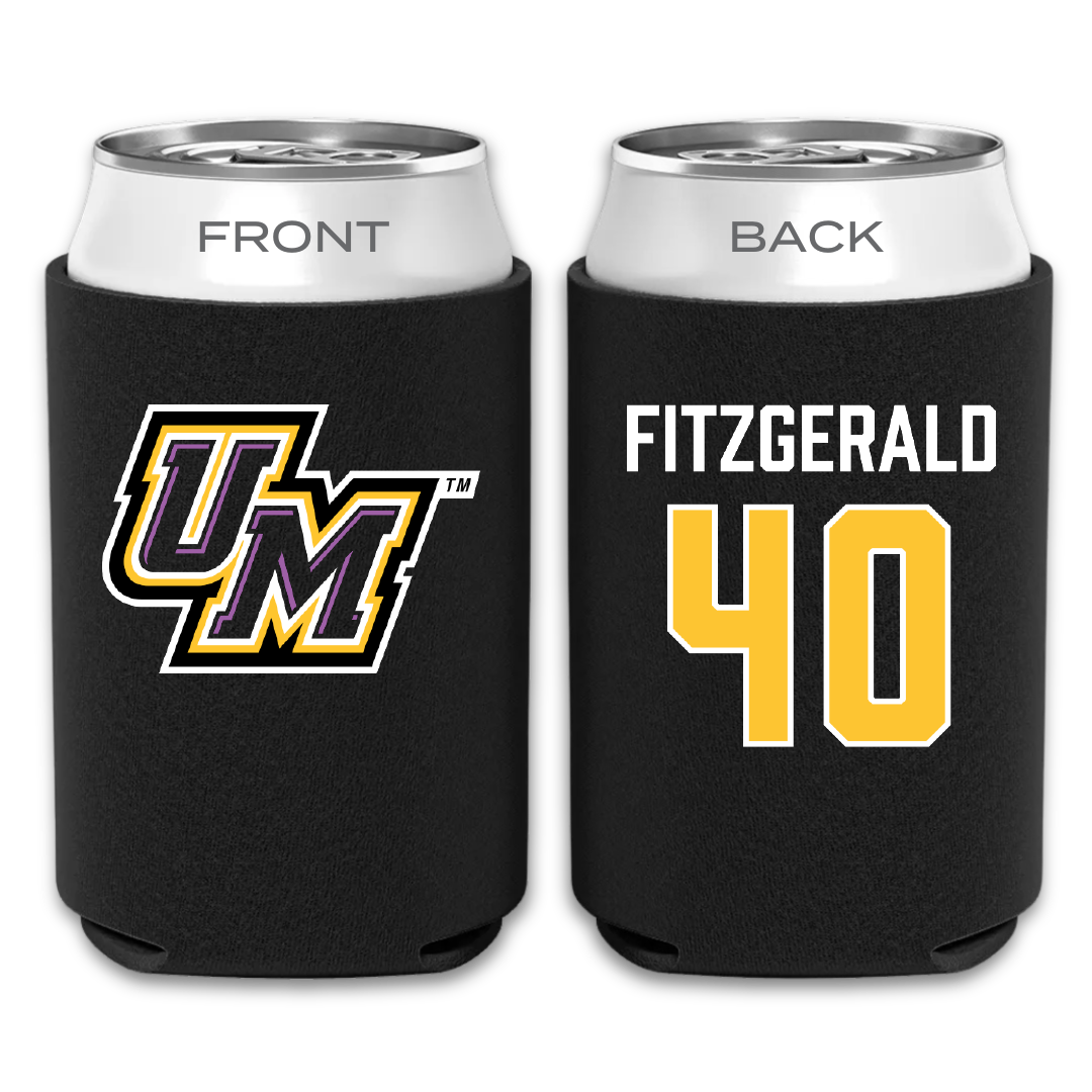 University of Montevallo Baseball Black Can Cooler - #40 Jack Fitzgerald