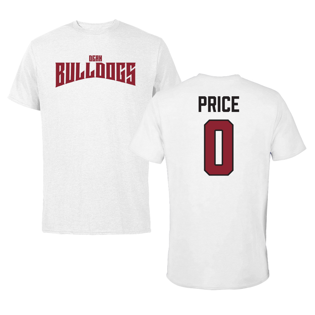 Dean College Football White Classic Performance Tee - #0 Jerney Price