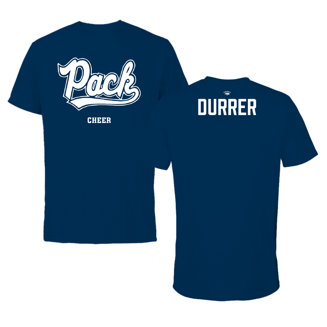 University of Nevada Cheer Navy Performance Tee - Zoeyanne Durrer