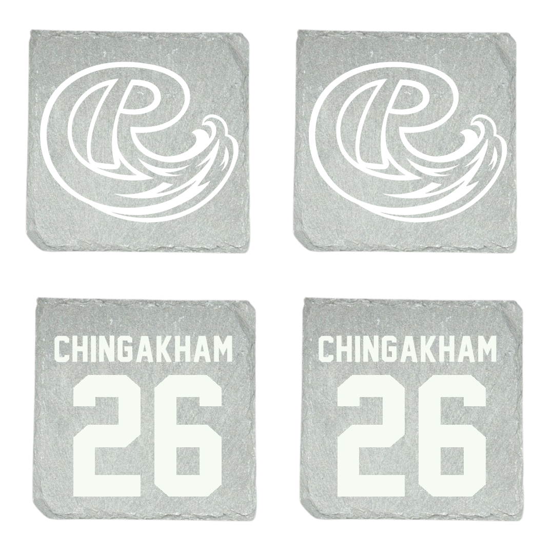 Roosevelt University Soccer Stone Coaster (4 Pack)  - #26 Arya Chingakham
