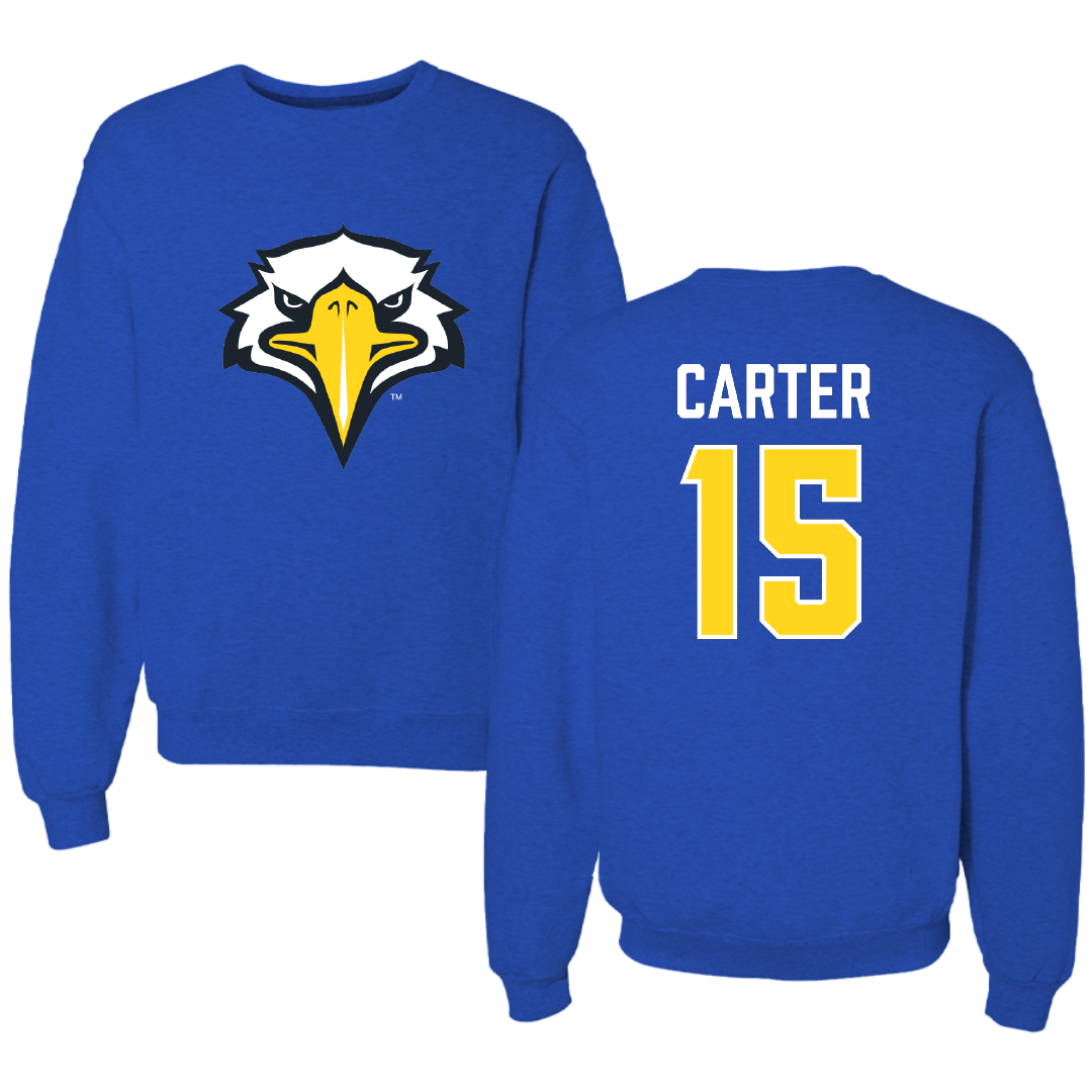 Morehead State University Soccer (W) Blue Crewneck - #15 Hannah Carter