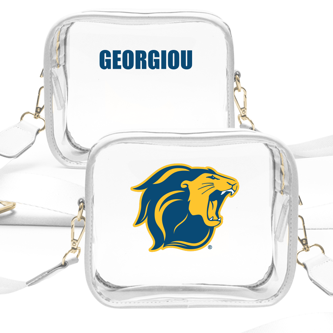 The College of New Jersey TF and XC White Clear Stadium Bag - Maria Georgiou