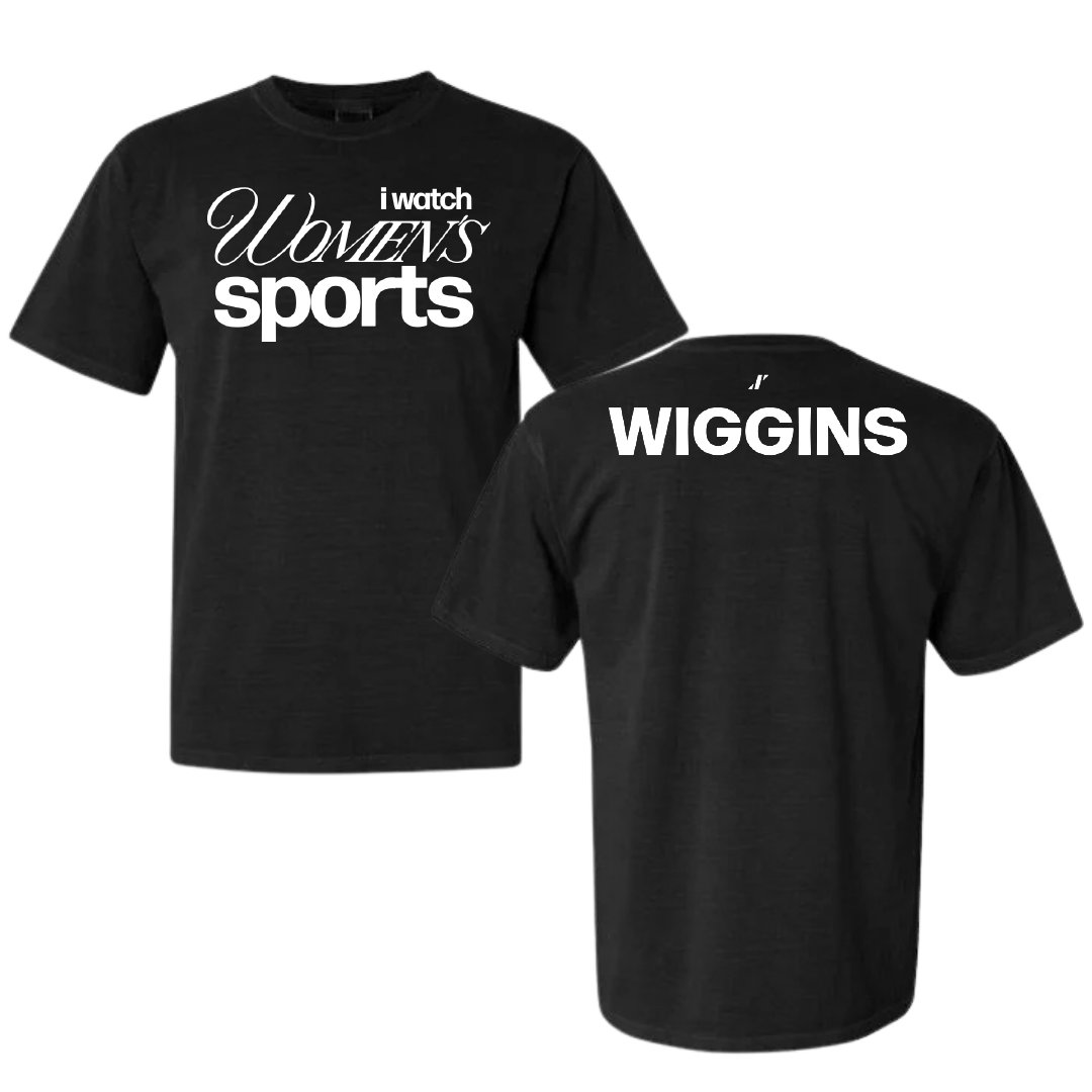 Georgia State University Cheer Black WHM Comfort Colors Tee - Madison Wiggins