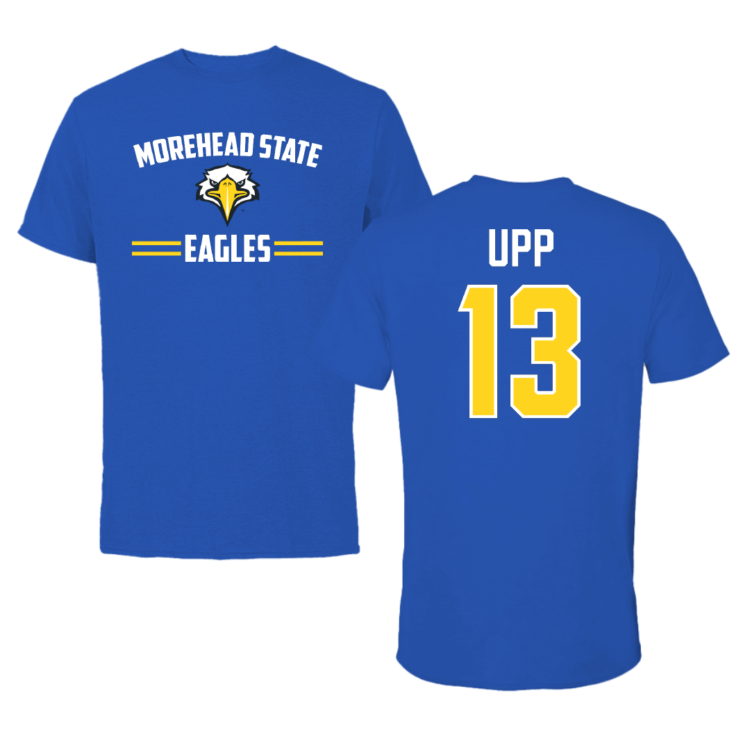 Morehead State University Football Blue General Tee - #13 Ryan Upp