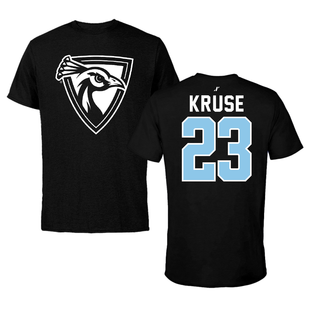 Upper Iowa University Basketball Black Performance Tee - #23 Jarrett Kruse