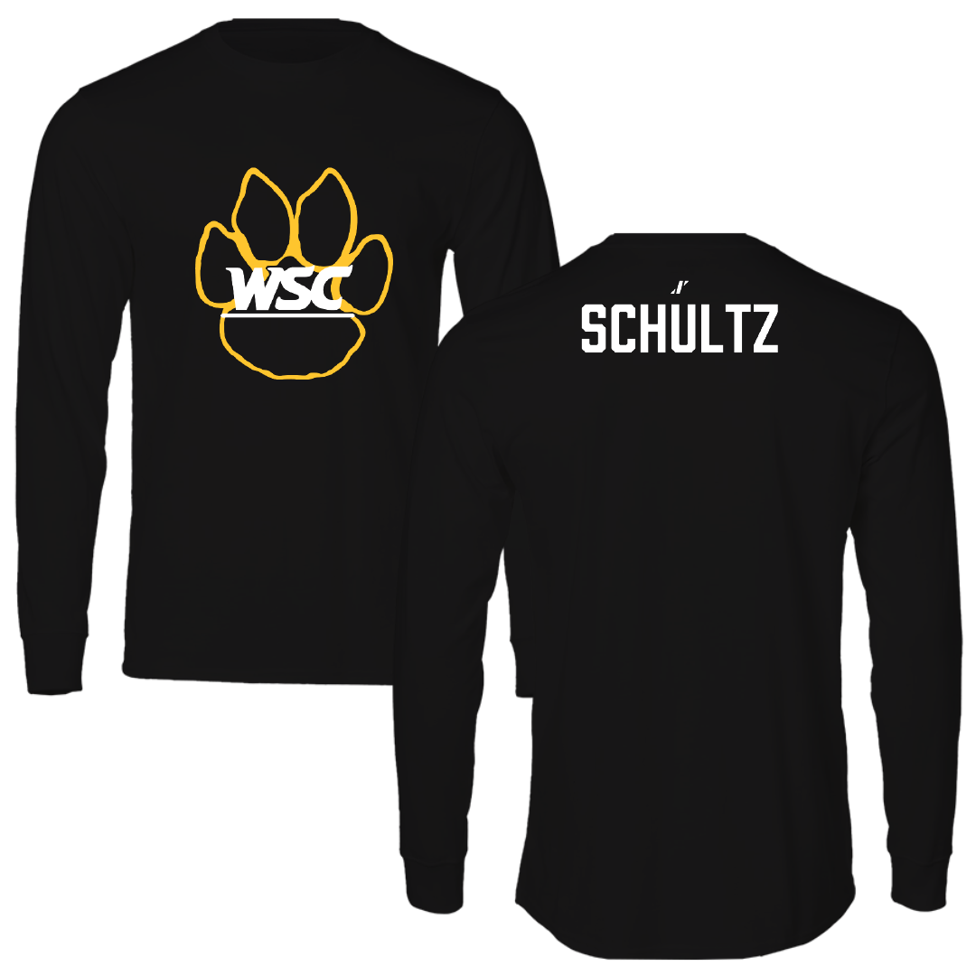 Wayne State College (Nebraska) TF and XC Black Performance Long Sleeve - Devon Schultz