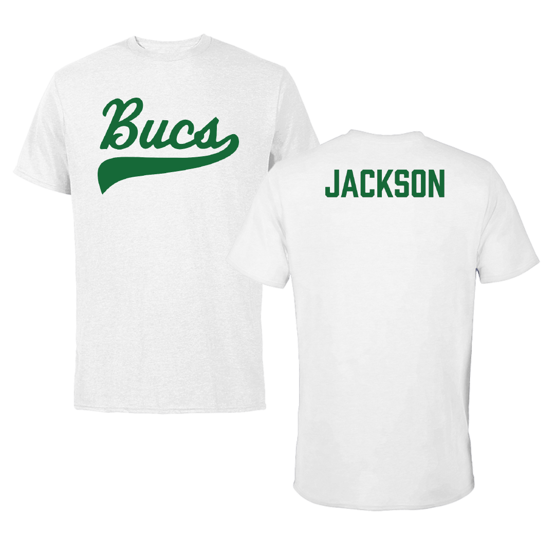 Shelton State Community College Basketball (M) White Tee - Rodwick Jackson