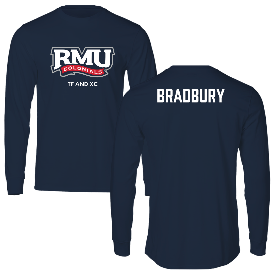 Robert Morris University TF and XC Navy RMU Long Sleeve - Emma Bradbury