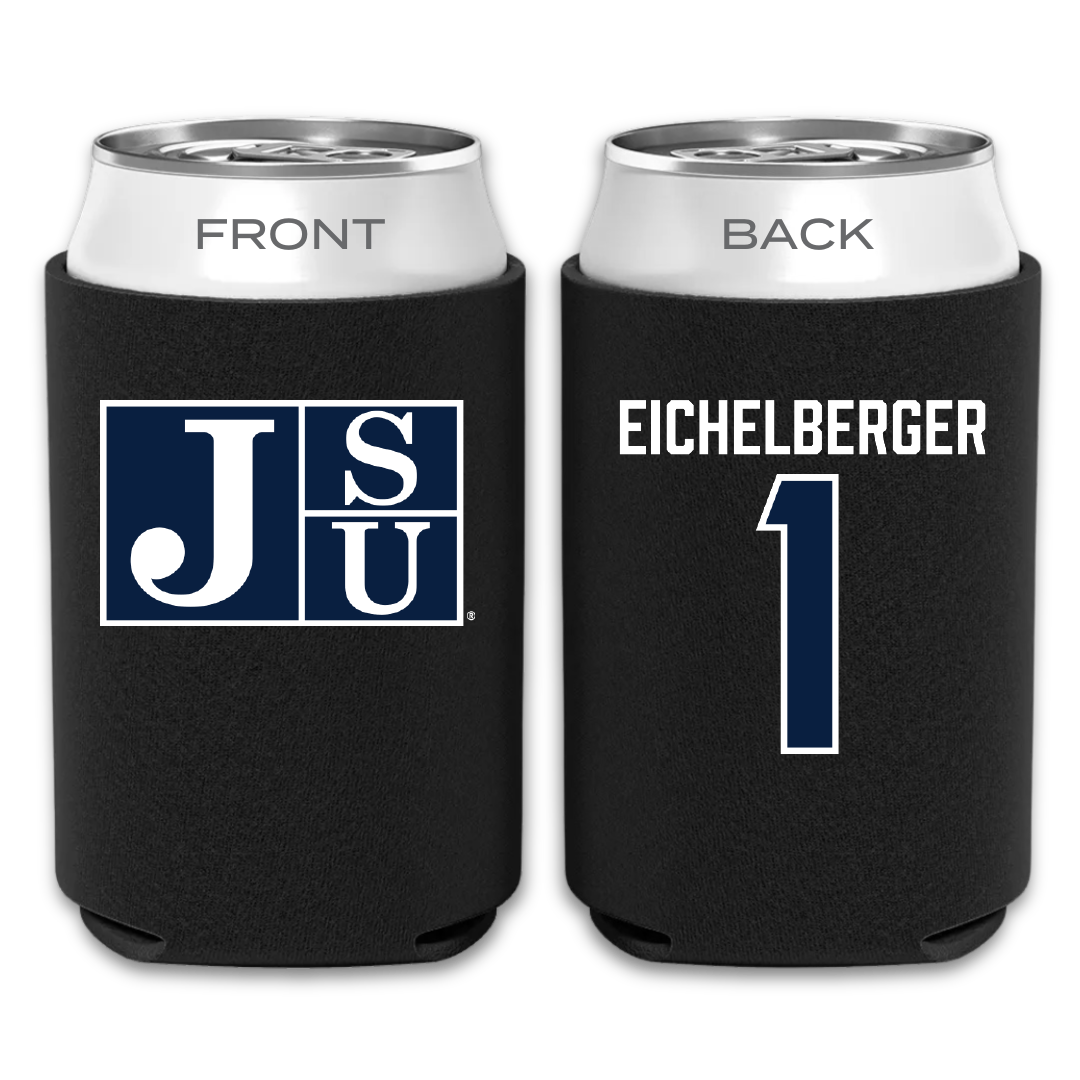 Jackson State University Baseball Black Can Cooler - #1 Joseph Eichelberger