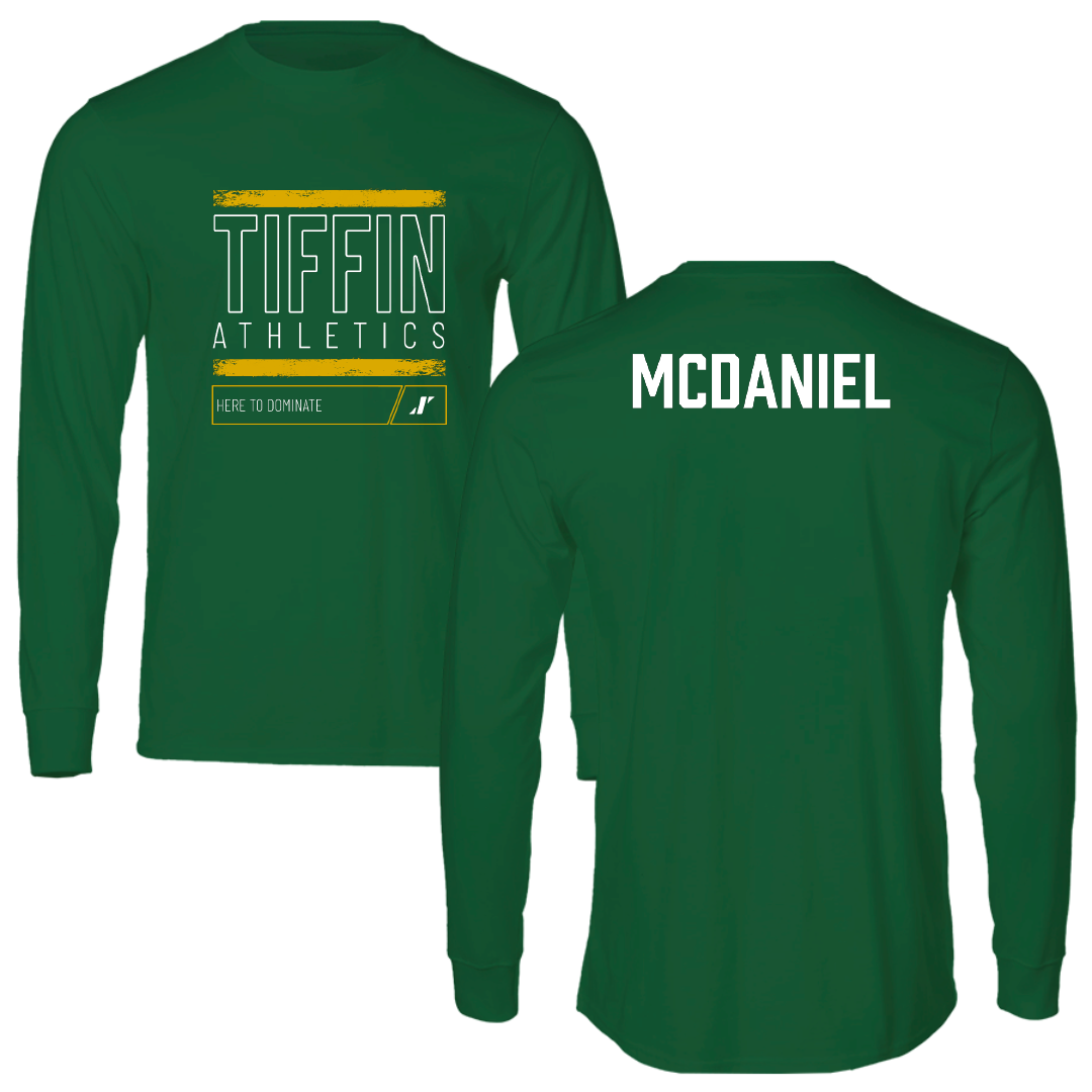 Tiffin University Bowling Green Dominate Performance Long Sleeve - Tyson McDaniel