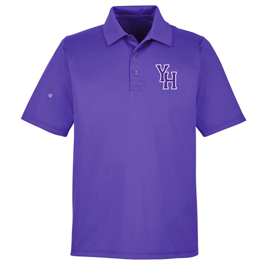 Young Harris College TF and XC Purple Polo - Christopher Le