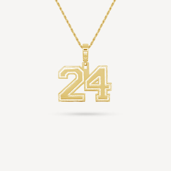 Gold Presidents Pendant and Chain - #24 Anna Vaaler