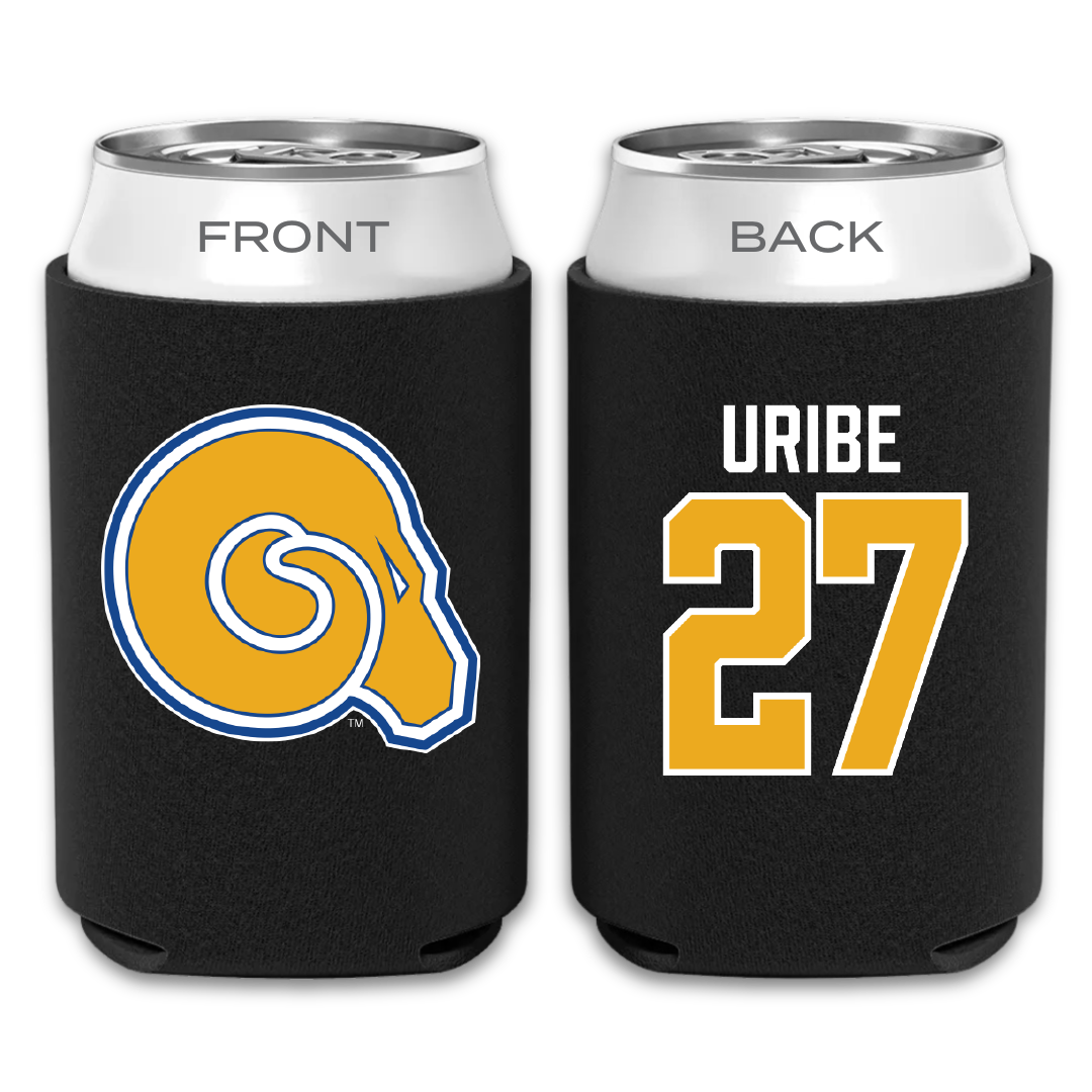 Albany State University Baseball Black Can Cooler - #27 Mylon Uribe