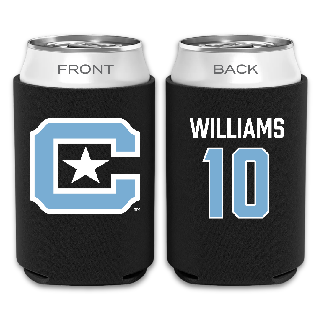 The Citadel Basketball Black Can Cooler - #10 Braxton Williams