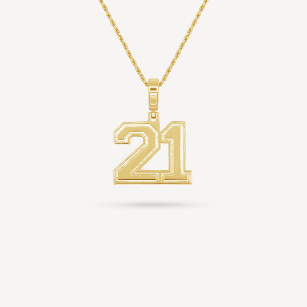 Gold Presidents Pendant and Chain - #21 Ryan Ortega