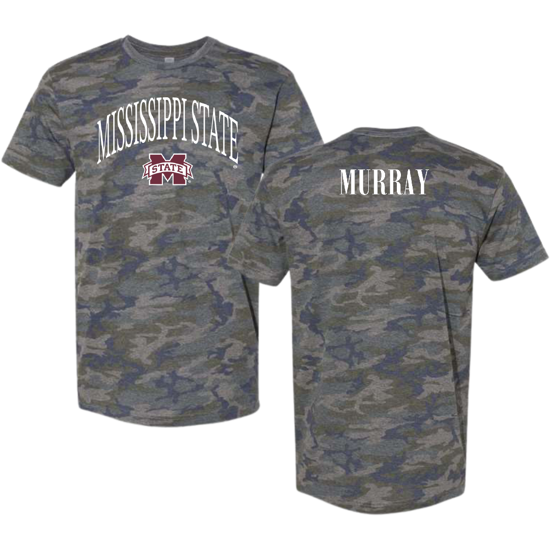 Mississippi State University TF and XC Vintage Camo Tee - Ben Murray