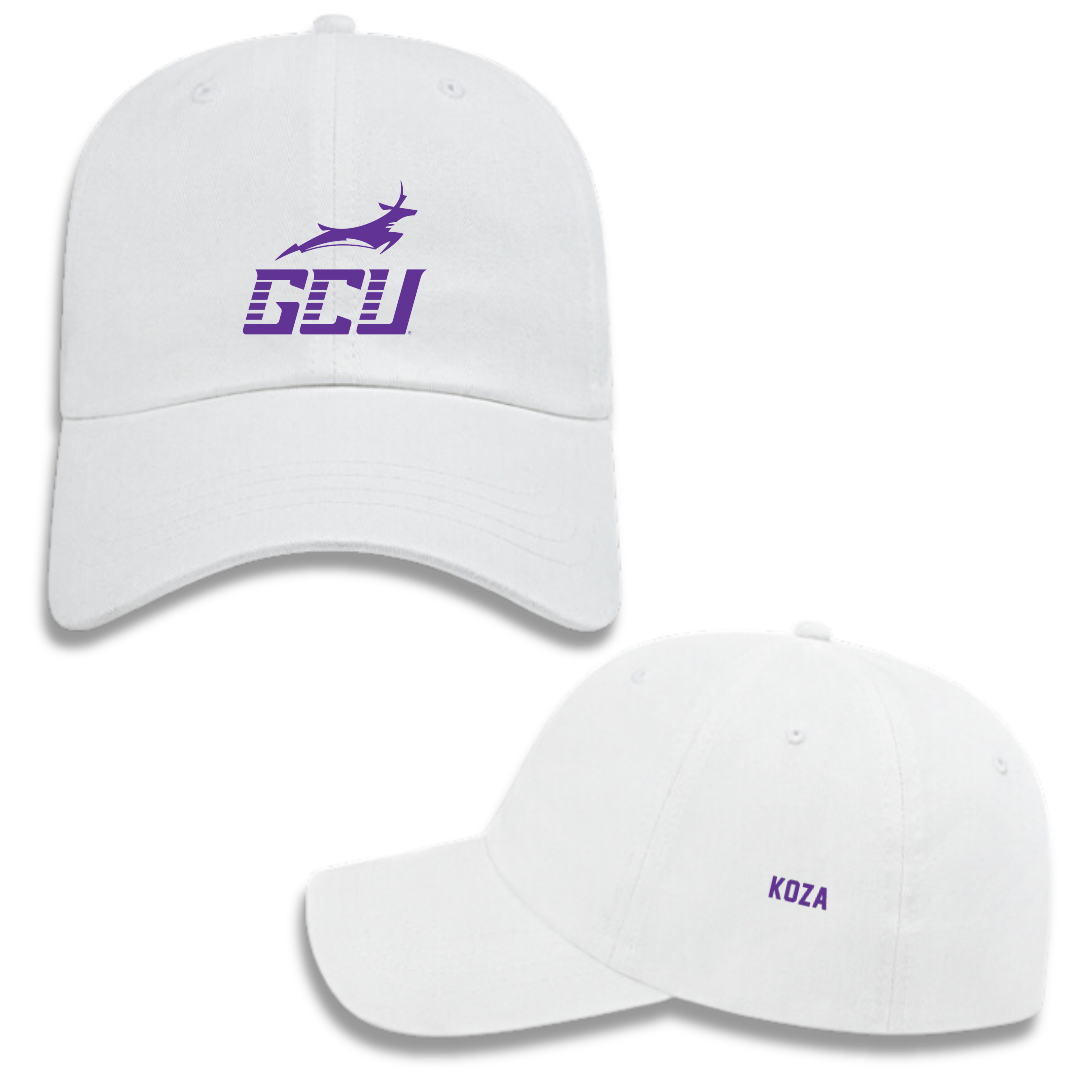 Grand Canyon University Swimming & Diving White Hat - Tim Koza