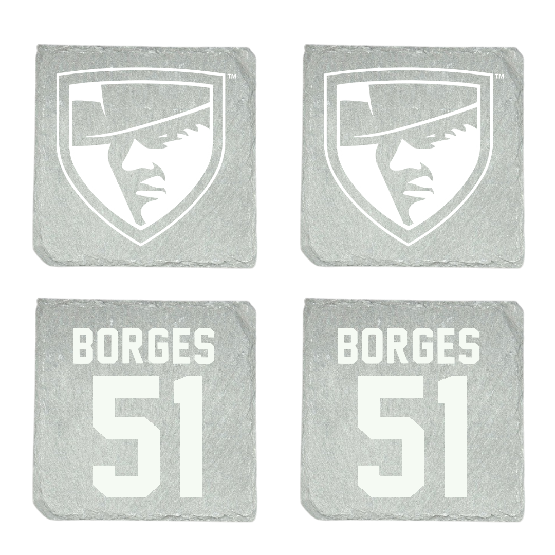 Regis University (Colorado) Baseball Stone Coaster (4 Pack)  - #51 Carson Borges