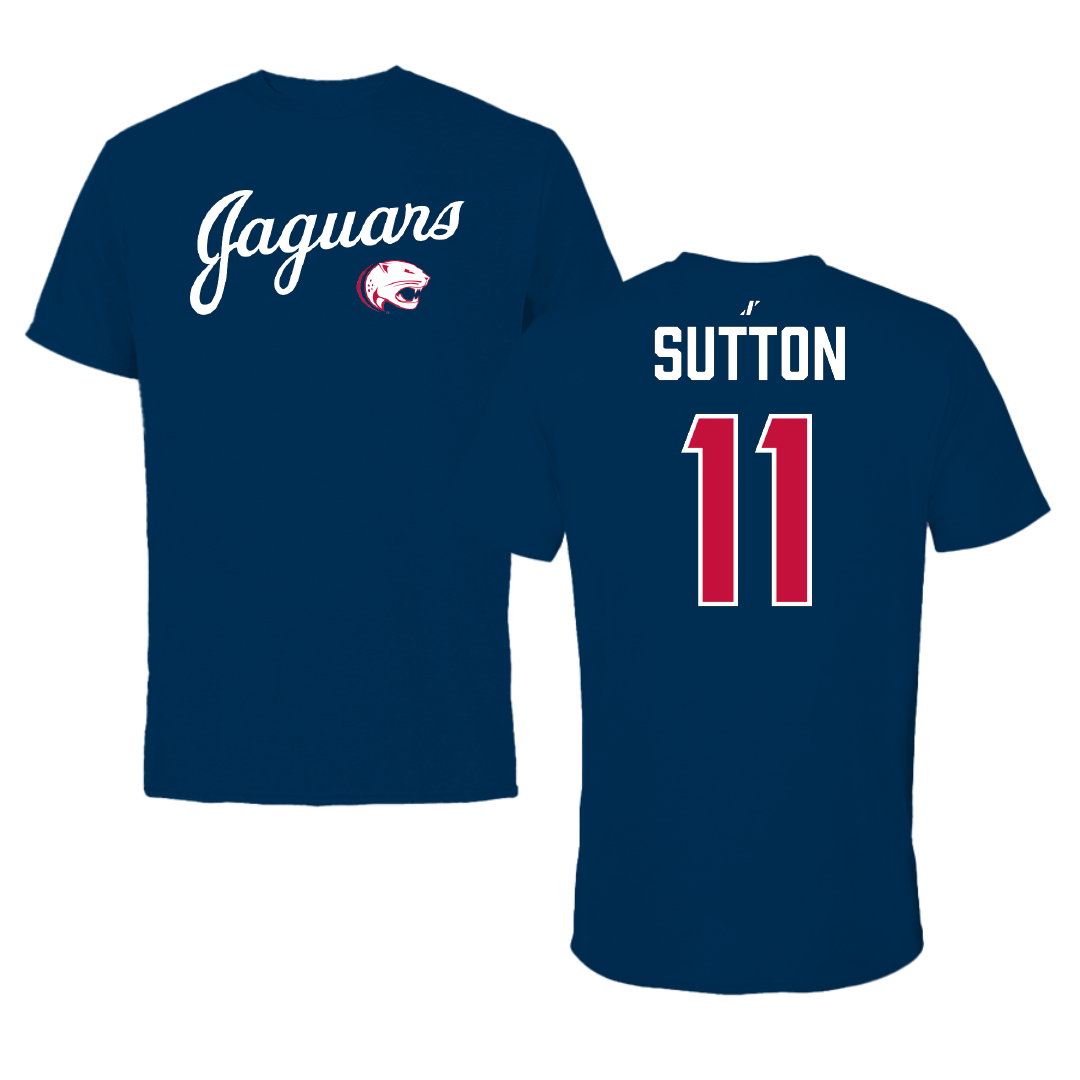University of South Alabama Basketball (W) Navy General Performance Tee - #11 Amyah Sutton