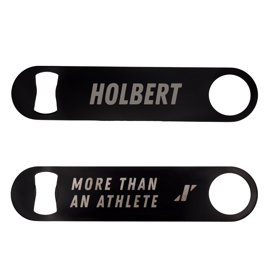 Wright State University TF and XC Black Bottle Opener - Jacob Holbert