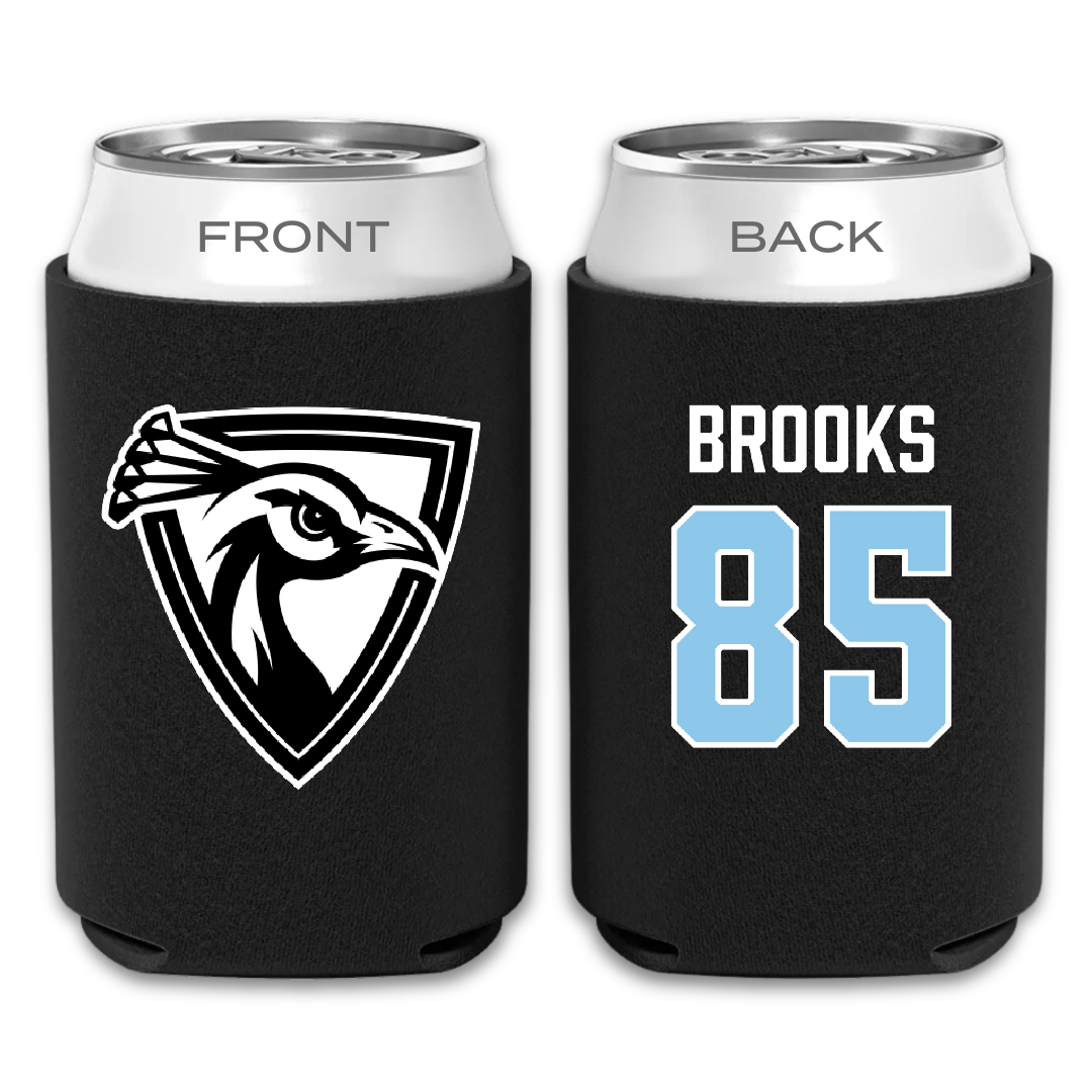 Upper Iowa University Football Black Can Cooler - #85 Master Brooks