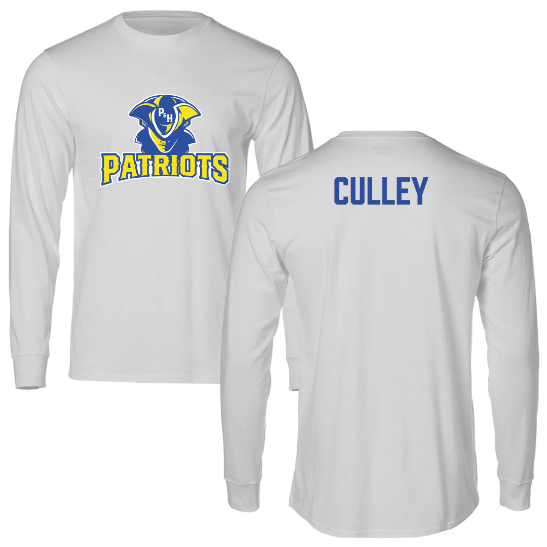 Patrick & Henry Community College Baseball Light Gray Long Sleeve - Chance Culley