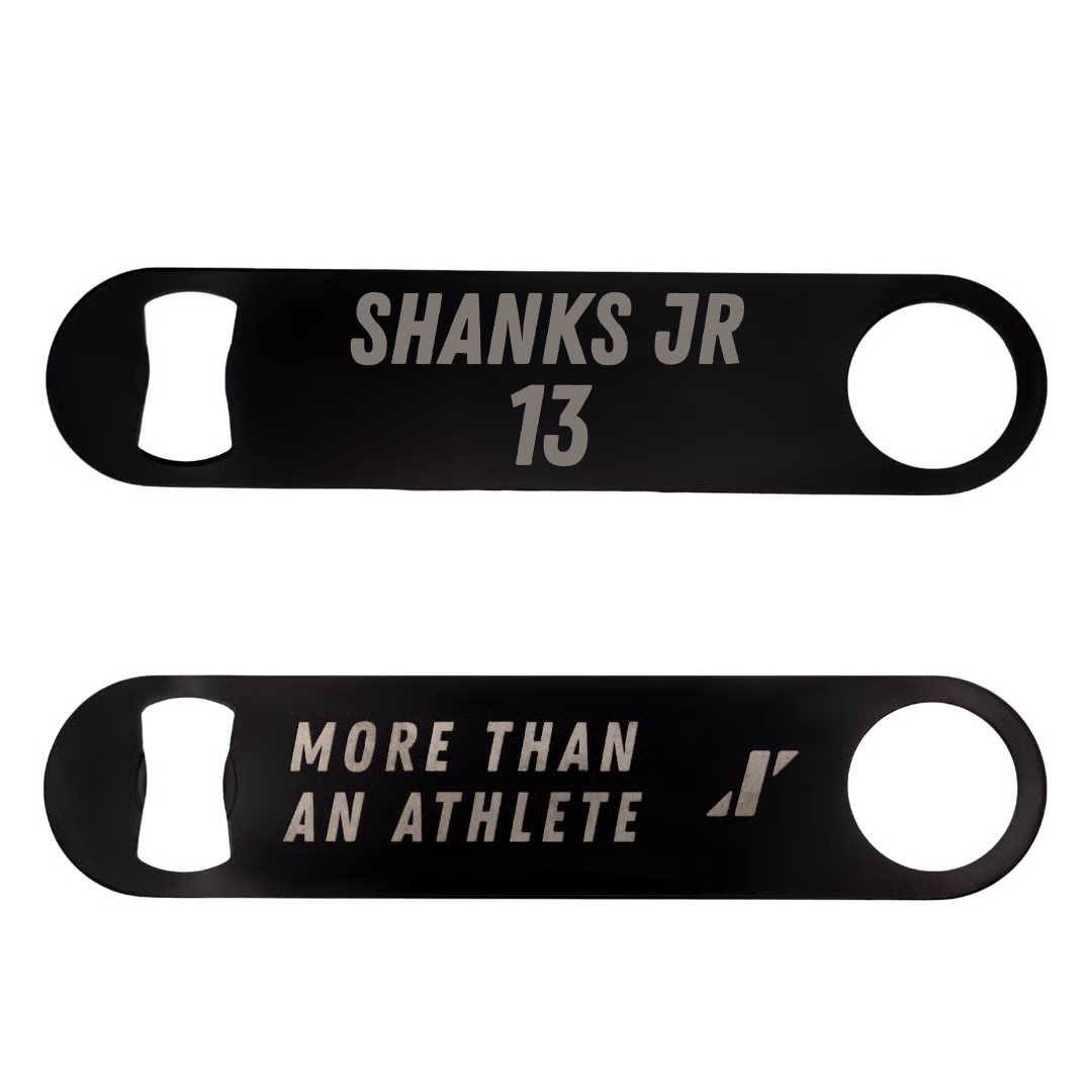 Football Black Bottle Opener - #13 Timothy Shanks Jr