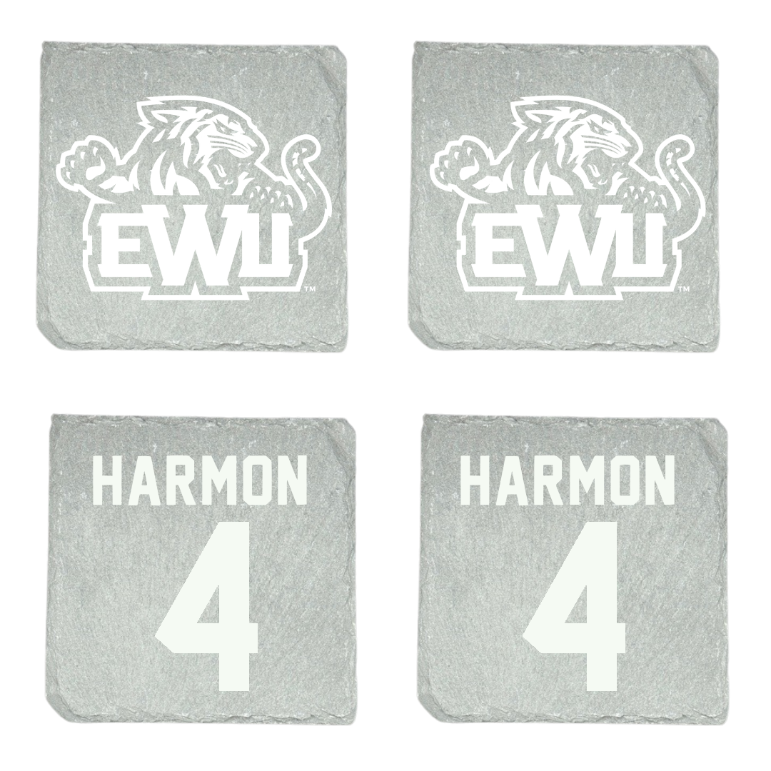 Edward Waters University Volleyball Stone Coaster (4 Pack)  - #4 Devonte Harmon