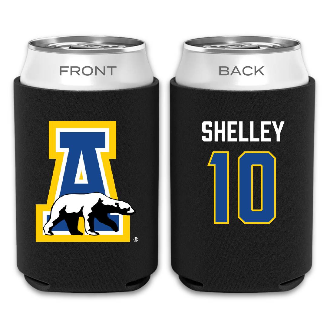 University of Alaska Fairbanks Basketball (W) Black Can Cooler - #10 Ally Shelley