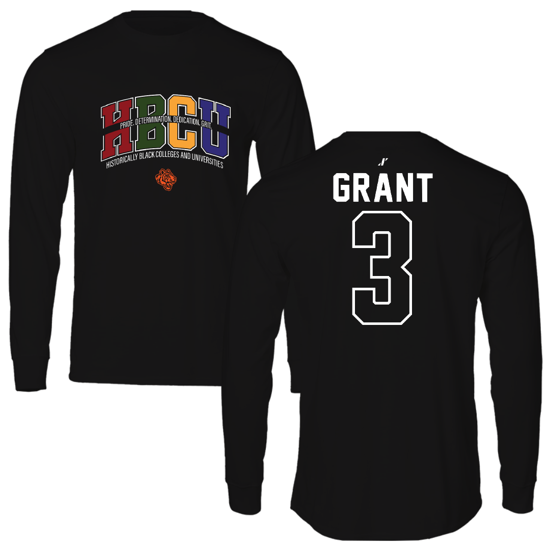 Savannah State University Basketball Black HBCU Long Sleeve - #3 Kayla Grant