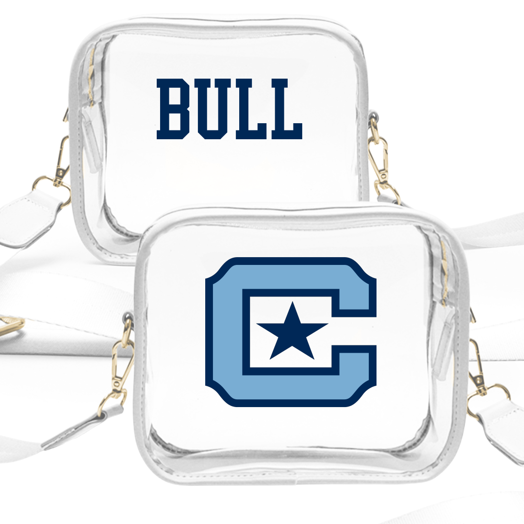 The Citadel TF and XC White Clear Stadium Bag - Drake Bull