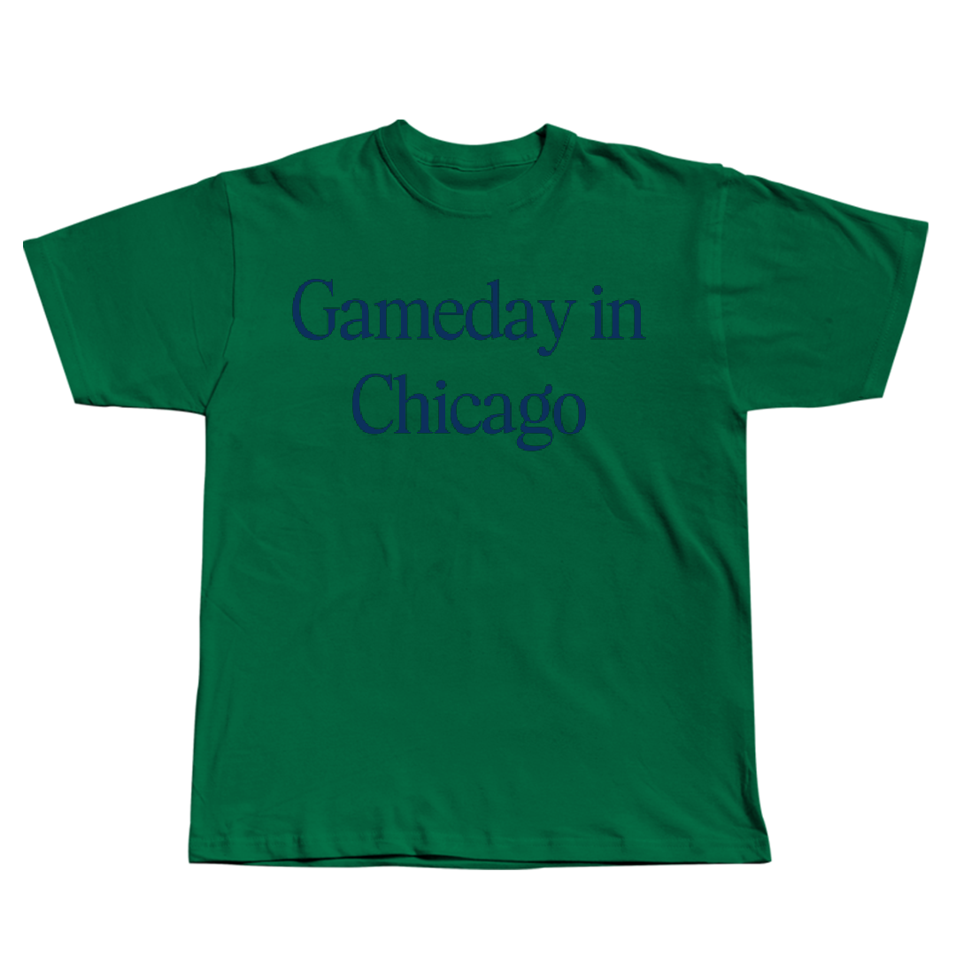 Chicago State University Basketball (M) Green Gameday Tee - #12 DaJuan Bates