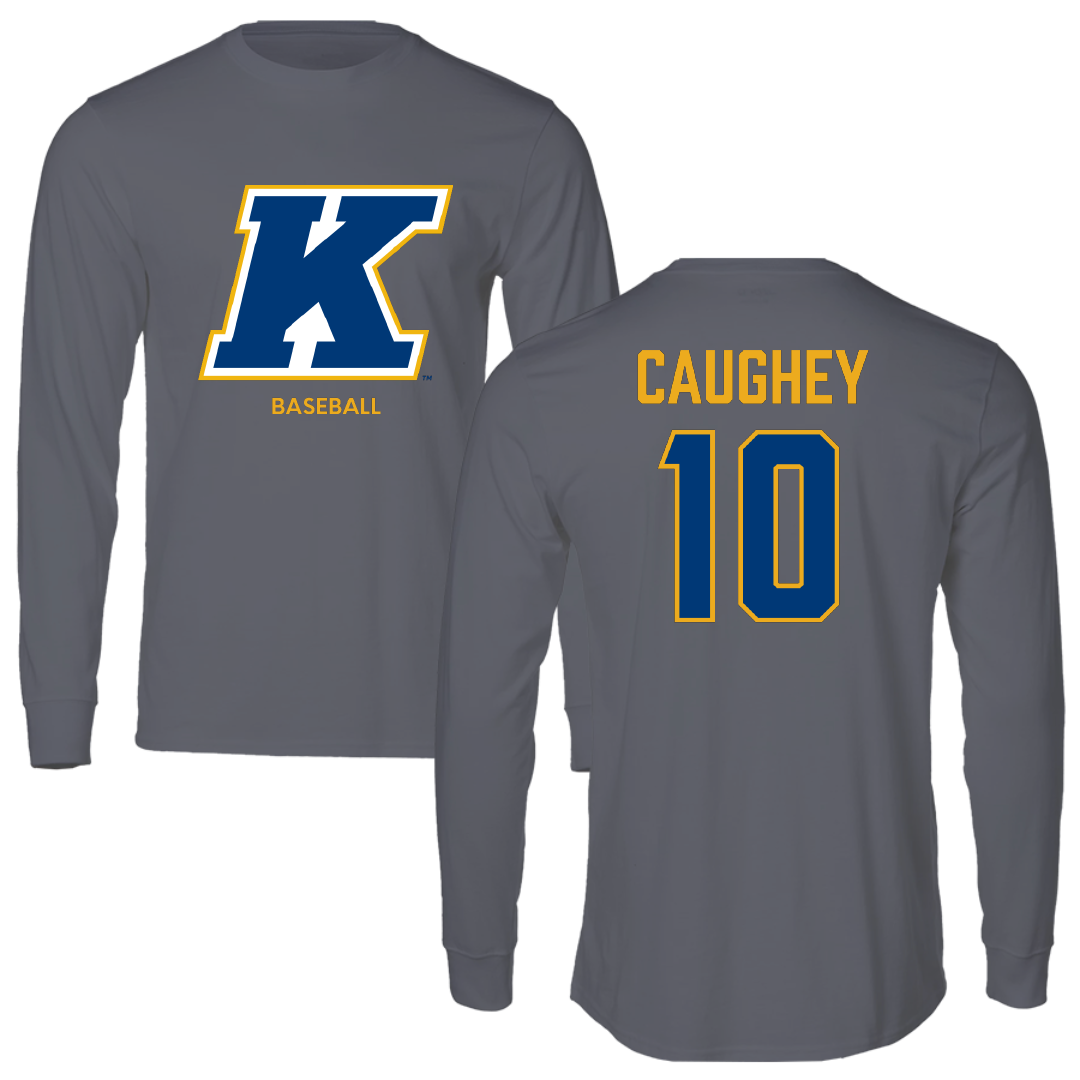 Kent State University Baseball Dark Gray Long Sleeve - #10 Ciaran Caughey