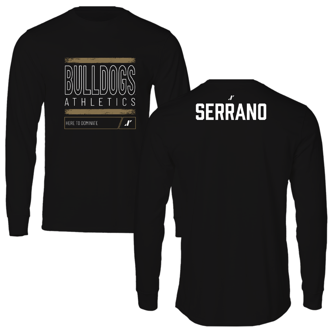 Bryant University Rowing (W) Black Dominate Performance Long Sleeve - Valentina Serrano