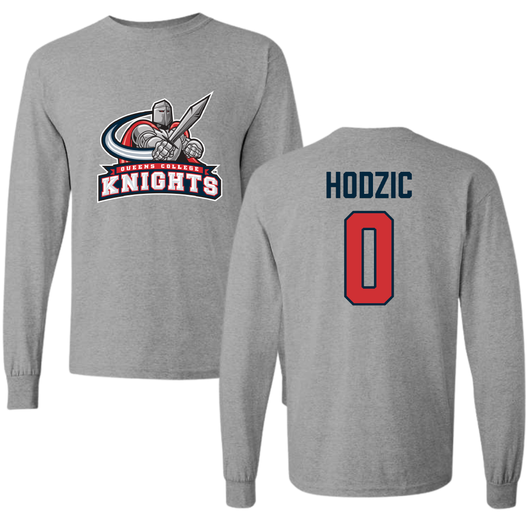 Queens College (New York) Basketball (W) Sport Gray Long Sleeve - #0 Enise Hodzic