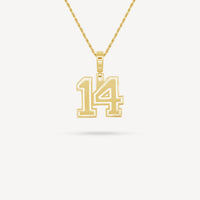 Gold Presidents Pendant and Chain - #14 Emma James