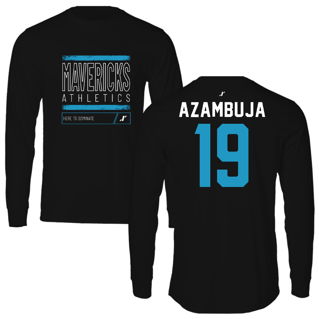 Mercy University Soccer Black Dominate Performance Long Sleeve - #19 Matteo Azambuja