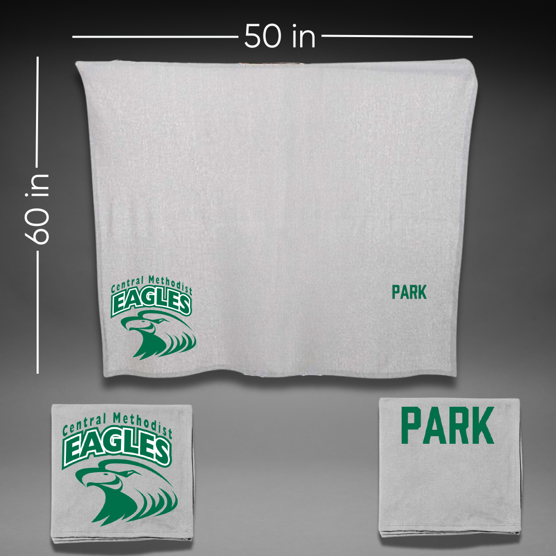 Central Methodist University Esports Gray Blanket - Joseph Park