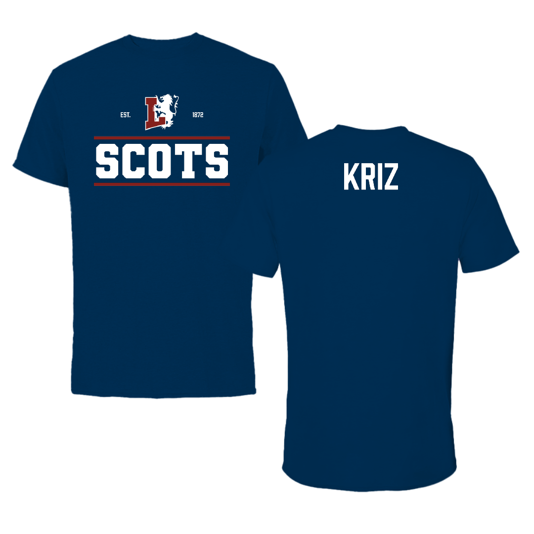 Lyon College Golf (M) Navy General Tee - Ryan Kriz