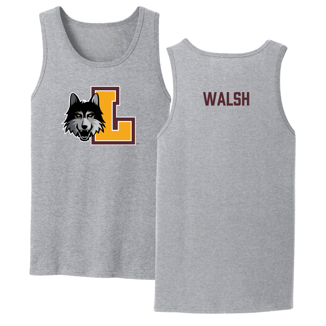 Loyola University-Chicago Golf Sport Gray Tank Top - Zach Walsh