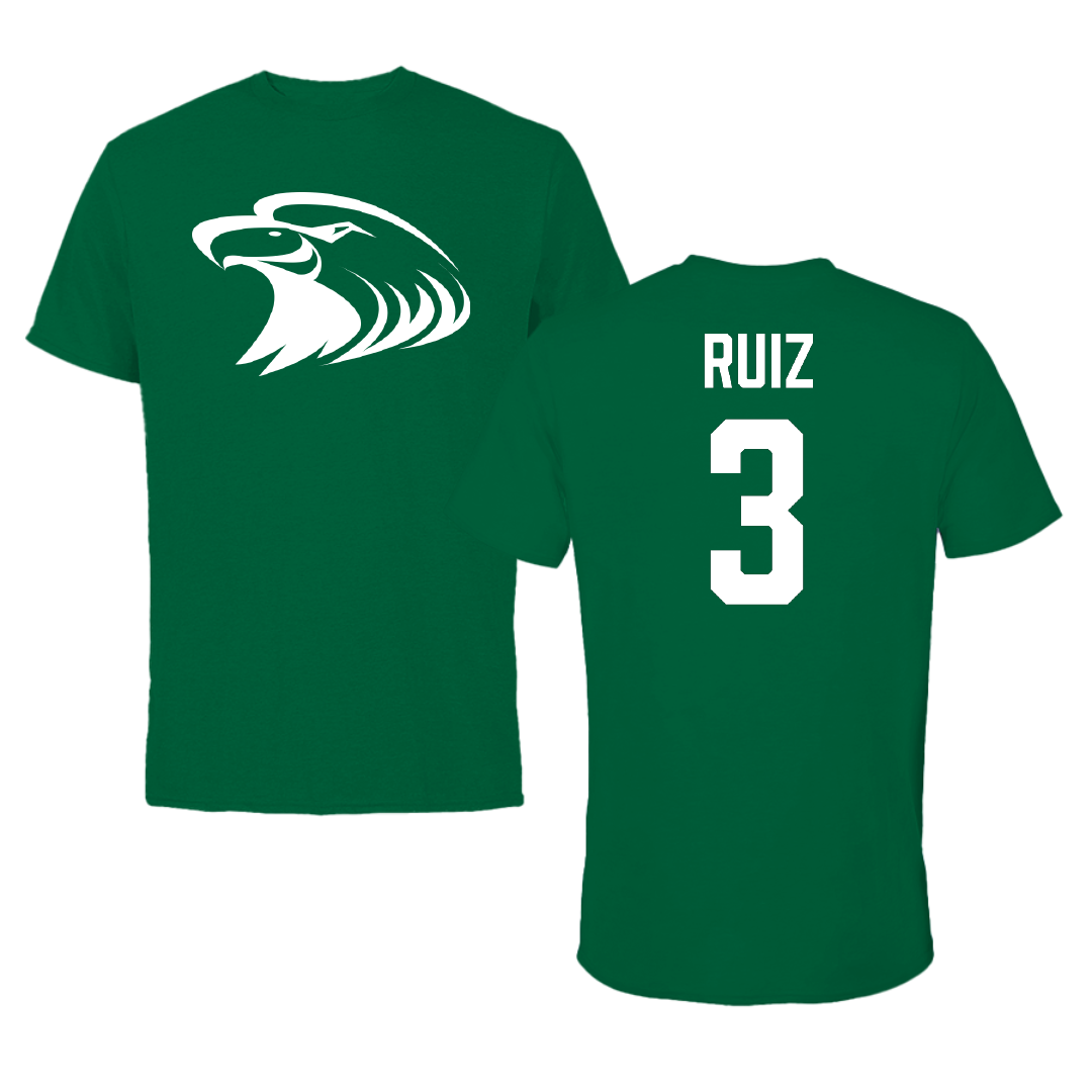 Central Methodist University Soccer Green Performance Tee - #3 Irene Ruiz