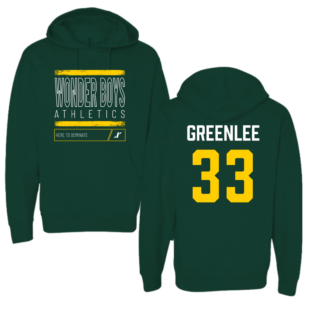 Arkansas Tech University Baseball Forest Green Dominate WB Hoodie - #33 Ashton Greenlee