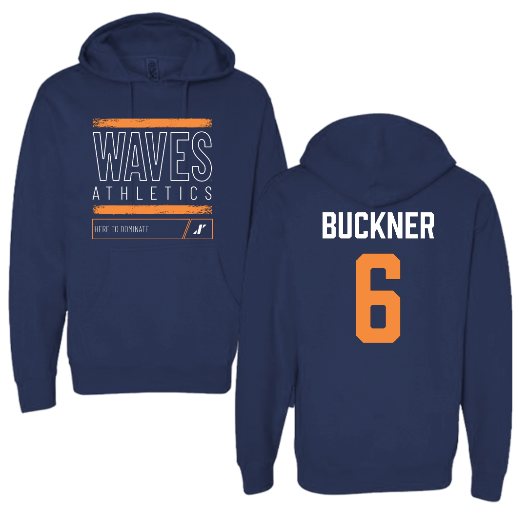 Pepperdine University Baseball Navy Dominate Hoodie - #6 Finley Buckner