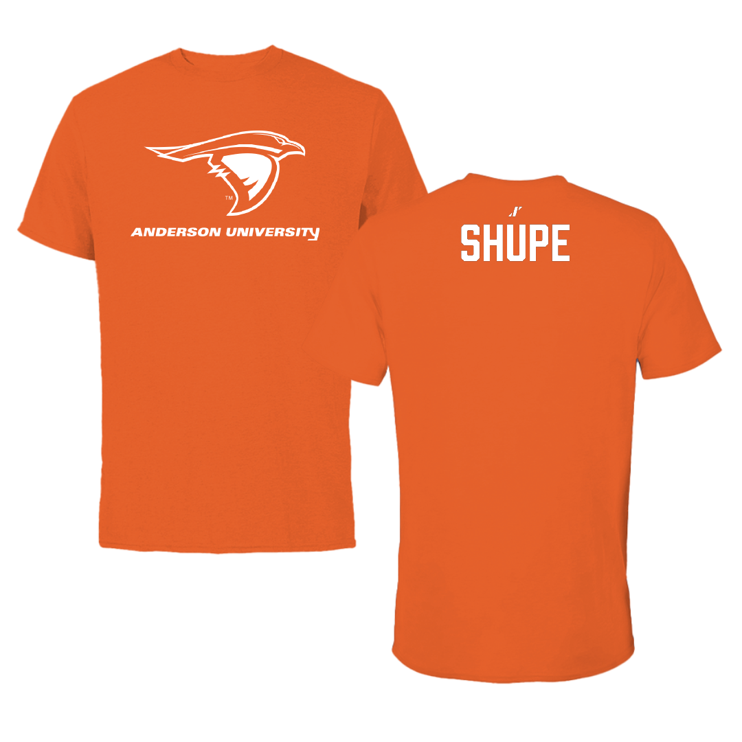 Anderson University (Indiana) Football Orange Tee - Kaiden Shupe