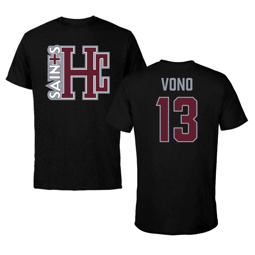 Holy Cross College Soccer (W) Black Performance Tee - #13 Emma Vono